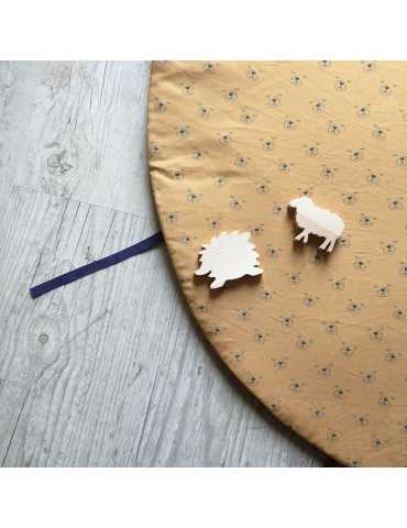 Tapis de jeu - Chiens caramels
