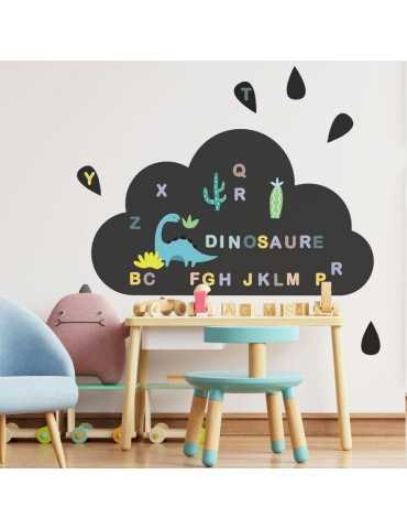 Tableau magnétique - Nuage et gouttes de pluie