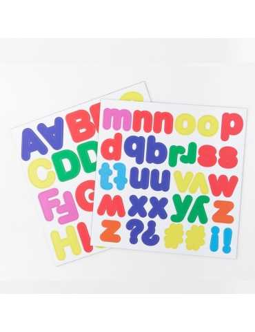 Lettres magnétiques - Multicolores