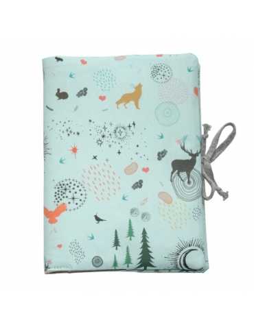 Housse de carnet de santé lior bleu