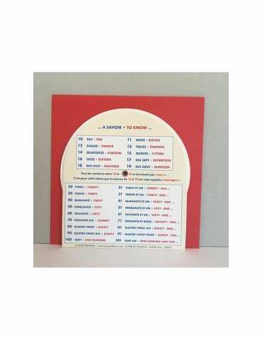 Mini disque - Les chiffres français anglais