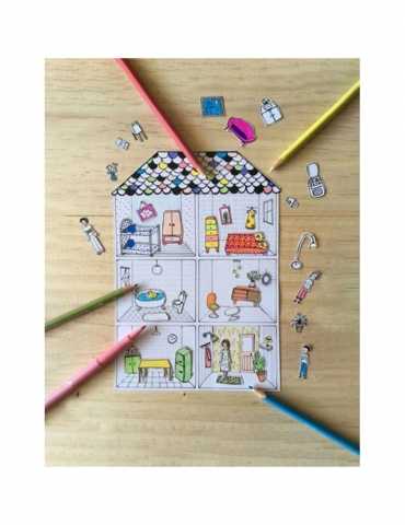 Ma jolie maison à colorier