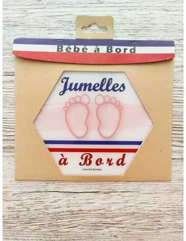 Adhésif "Jumelle à bord"