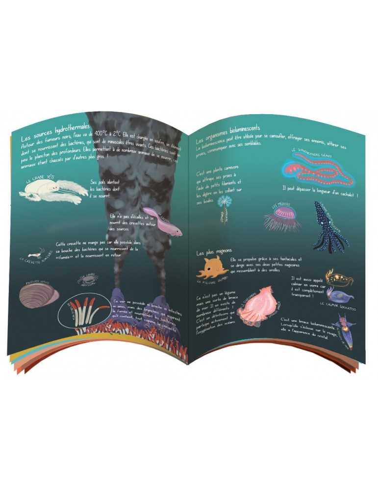 Kit créatif / Au fond des océans / Magazine + atelier créatif