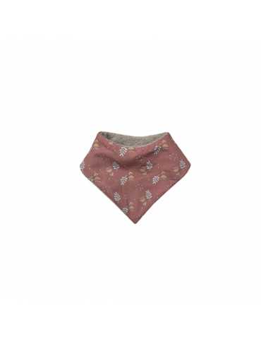 Bavoir bandana - Fleurs d'automne