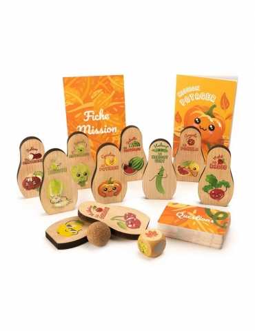 Mission Potager - Jeu de quilles en bois