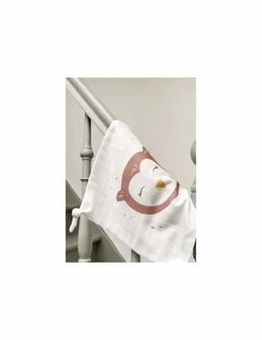 Doudou plat en lange - Hibou