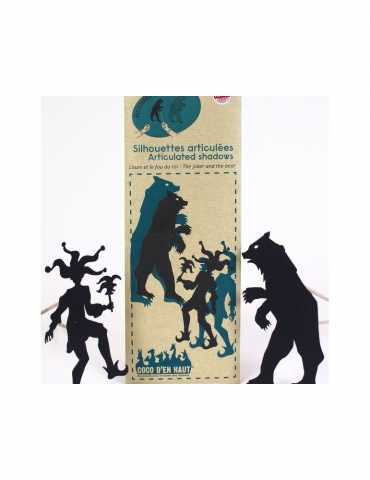 Ombres articulées - L'ours et le fou du roi