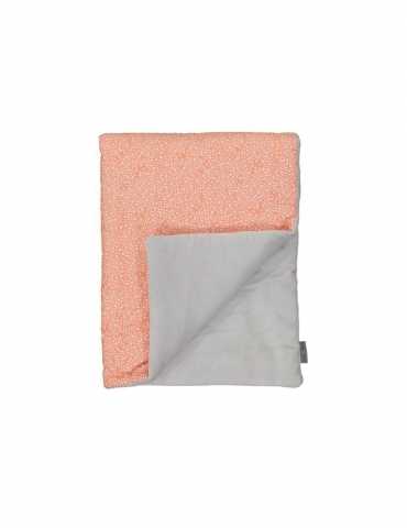 Couverture douceur - Constellation corail