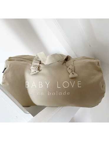 Sac Polochon Brodé safari - Baby love en balade