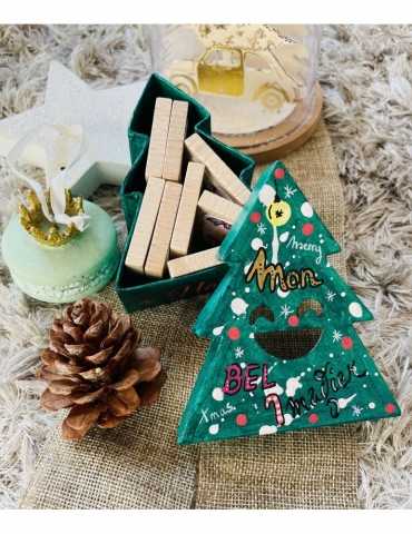 Imagier en bois - Noël