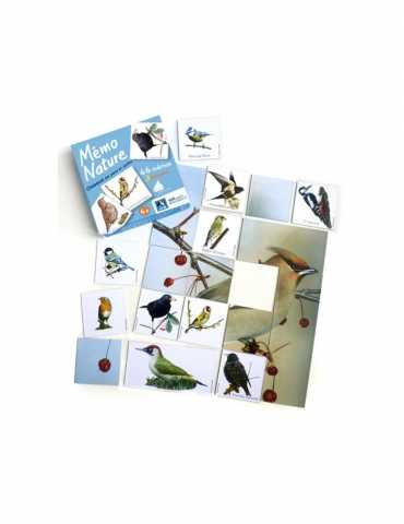 Mémo Nature - Oiseaux des parcs et jardins
