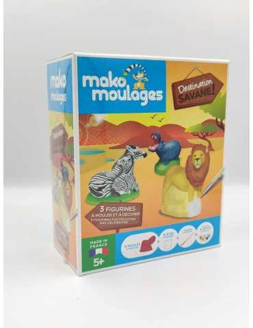 Coffret 3 moulages - Destination savane