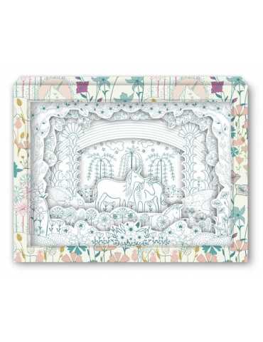 Box 3D déco licorne